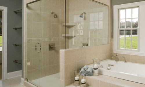 Framed Shower Glass Door