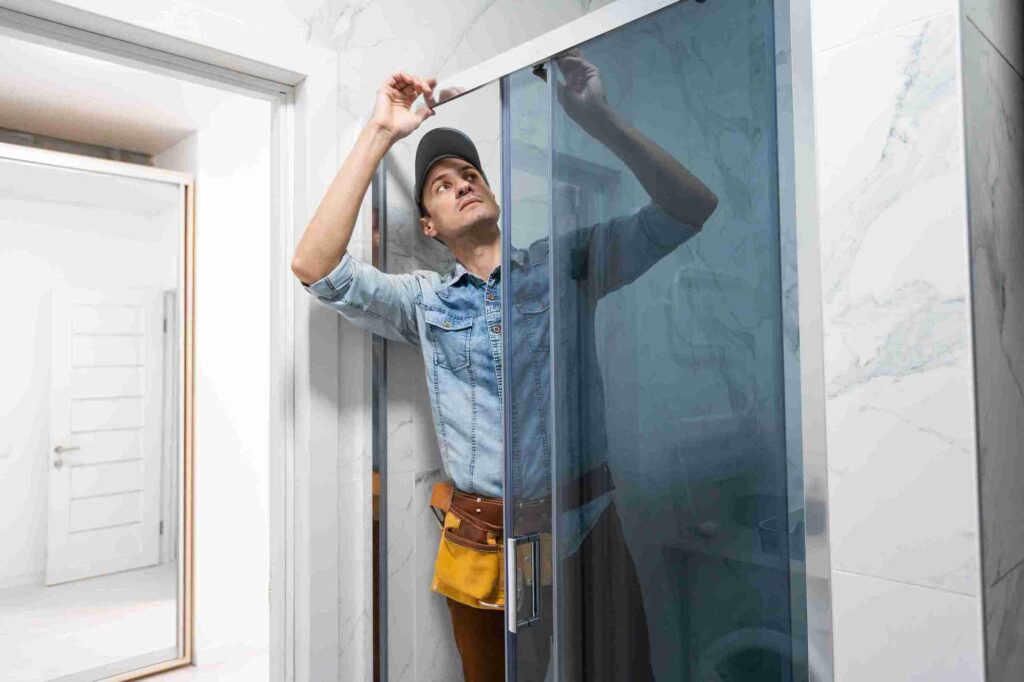 Custom Shower Door Installation Custom Shower Door Installation